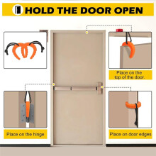 6 Stuks Deurstoppers voor Eerstehulpverleners, Deurklem voor Wetshandhaving, Politie, Medische Noodhulpdiensten, Deurstoppers Wig