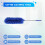 Gutter Cleaning Brush Roofing Tool with Telescopic Extendable Pole 8.2Ft Guard Cleaner Tool Easy Remove Leave, 6