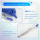 Gutter Cleaning Brush Roofing Tool with Telescopic Extendable Pole 8.2Ft Guard Cleaner Tool Easy Remove Leave, 8