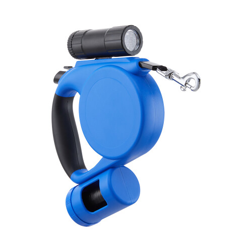 Living And Home 5m Retractable Dog Leash with Non-Slip Handle and LED Torch
