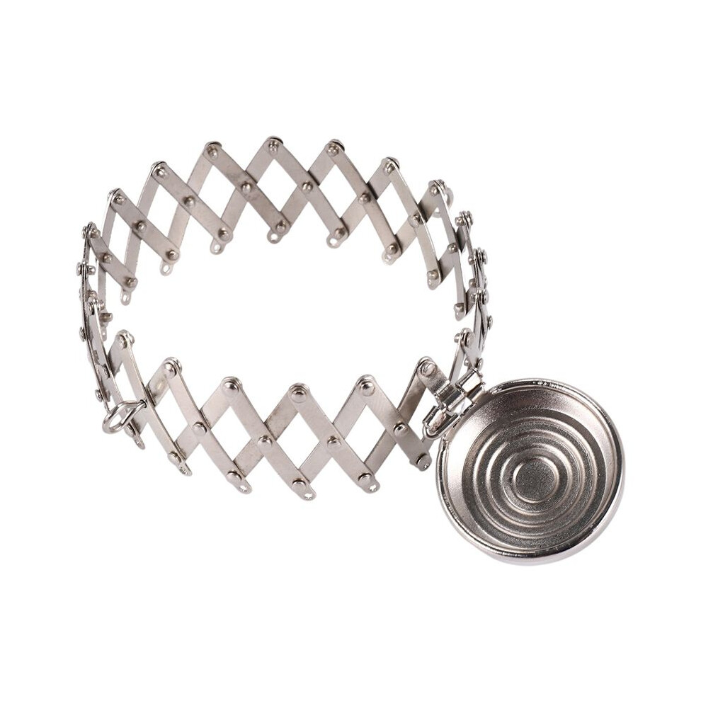 Round Finish Bags Hardware Purse Frame Parts Pen Bag Clutch Frame Clasp Coin Cylinder Purse Accessories(Silver) Silver 4711235109791