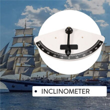 Inclinometer Marine Clinometer Level Inclinometer Angle Finder Instrument for Ships Boats Yachts RVs Nautical Clinometer