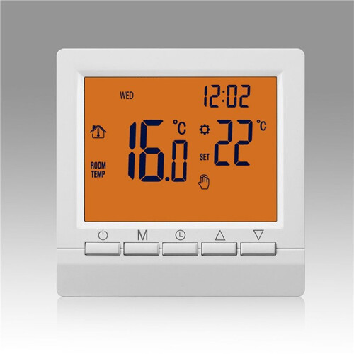 Digital Termostat för Gaspanna, Batteriprogrammerbar Temperaturregulator för Värme, Panntermostat, Väggmontering 1