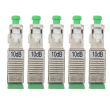 5PCS SC APC Female to Male 10dB Fiber Optic Attenuator SC APC Female Male Fiber Optic Attenuator for 1310 Nm Wavelengths