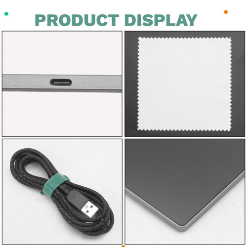 USB Wired Multi-Touch Trackpad Slim Touchpad Mouse for Window Desktop/Laptop/Notebook Computer PC Black 2