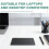 USB Wired Multi-Touch Trackpad Slim Touchpad Mouse for Window Desktop/Laptop/Notebook Computer PC Black 4