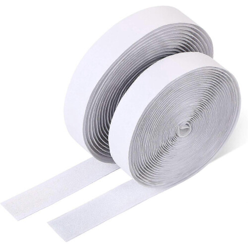 Self Adhesive Hook and Loop Tape, Durable Nylon Strips for Wide Application Including Object Assembly, Fly Screens, Clothing, Textiles, Crafts, 1