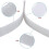 Self Adhesive Hook and Loop Tape, Durable Nylon Strips for Wide Application Including Object Assembly, Fly Screens, Clothing, Textiles, Crafts, 3