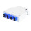Fiber Distribution Box 8 Port DIN Rail Mount 2 Cable Entries Suitable for 8 Core SC Duplex Adapter 1
