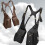 Crossbody Pack with Expandable Storage PU Texture-brown 6