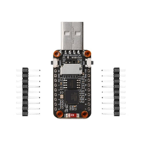 ESP32-S3 WiFi  Development Board 1.47in LCD Display Microcontroller Development Board USB for IoT DIY Projects