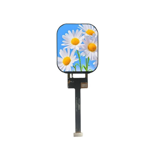 Tela Quadrada HD R-Angle de 2,09 Polegadas 320x375 com Interfaces QSPI e MIPI, Tela de Câmera Infantil de Moldura Estreita