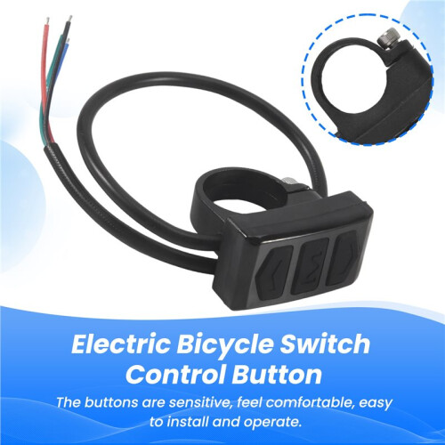 Electric Bicycle  Control Button Handlebar Mount Split Meter Switches Button for LCD Meter E-Bike Accessories 2