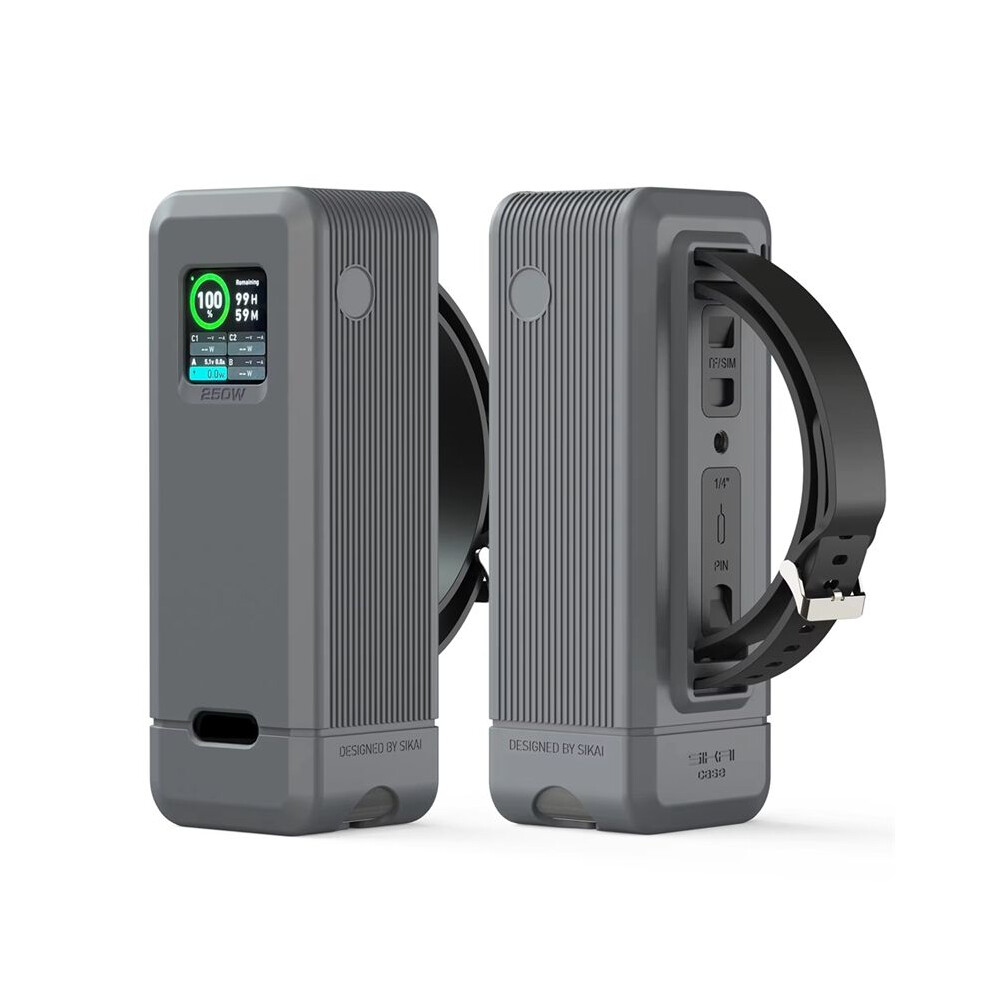 For Prime 250W Power Bank Silicone Case Portable Carrying Travel Case Storage Holder With Tf/Sim Card Storage B 6031244159623