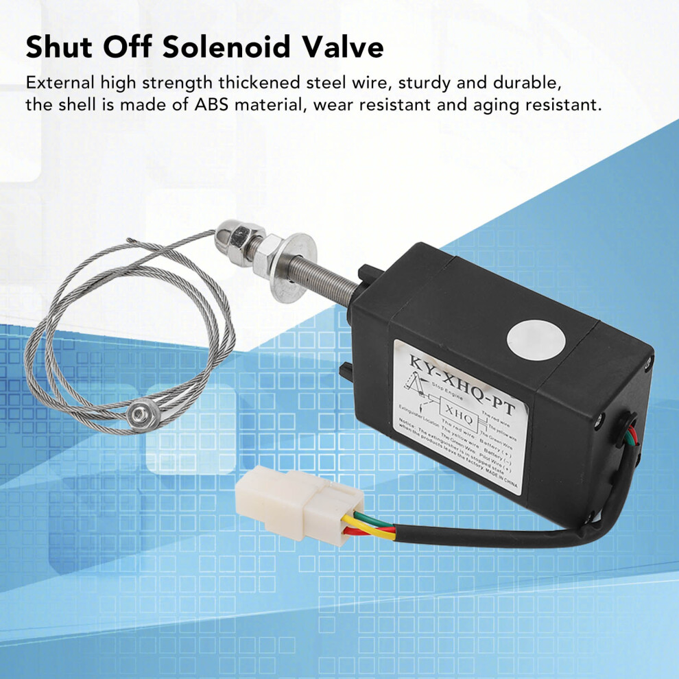 Diesel Engine Stop Servo Motor Solenoid Valve 24V