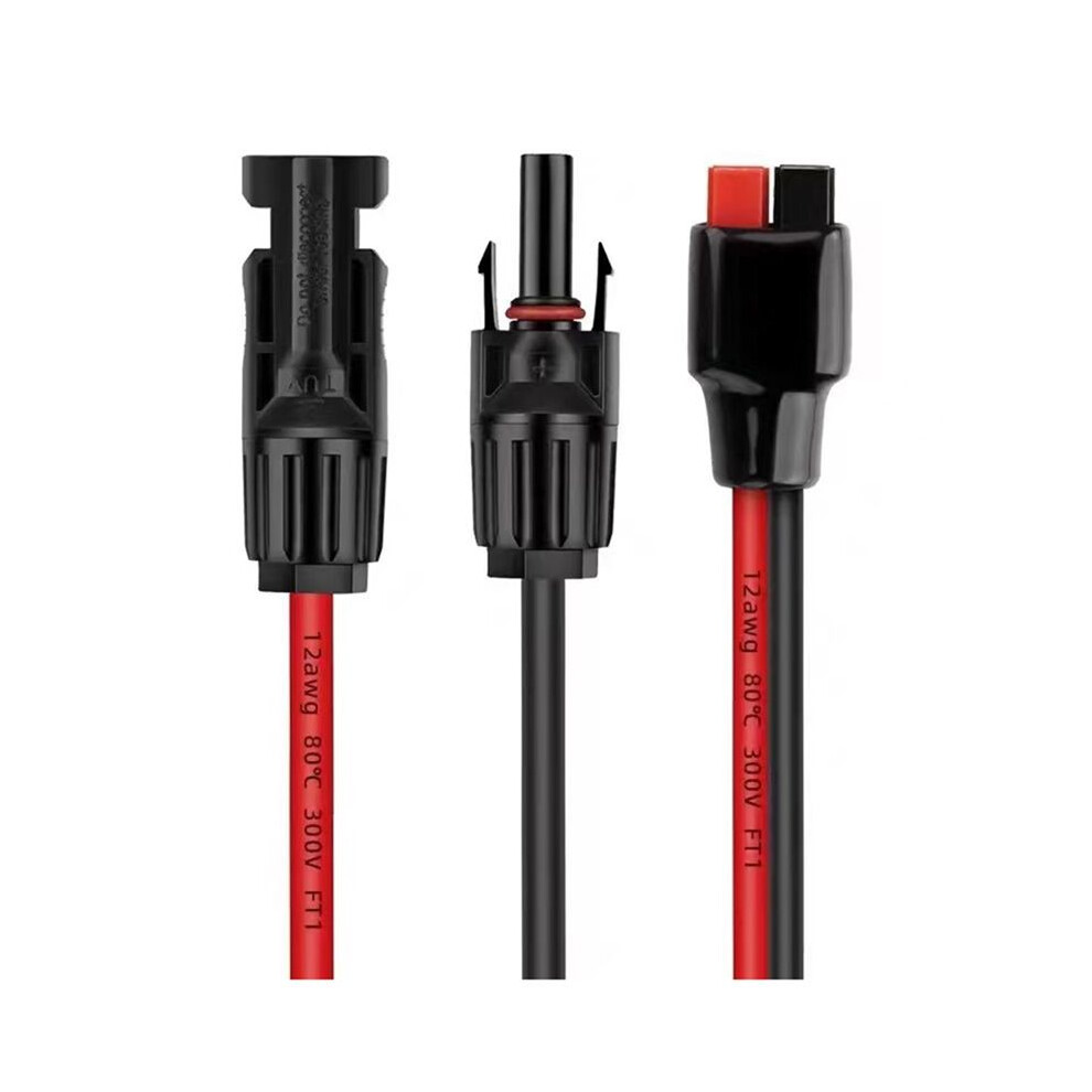Solar Cable Solar To Xt60 12Awg Charge Extension Cable Solar Panel Connector To Xt60 Connector For Solar Generator C 4711520210041