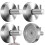 4pcs Suction Cup Hooks, Towel Hooks, No Drilling Hooks, Suction Cup, Bathroom, Kitchen, Clothes Hooks 2