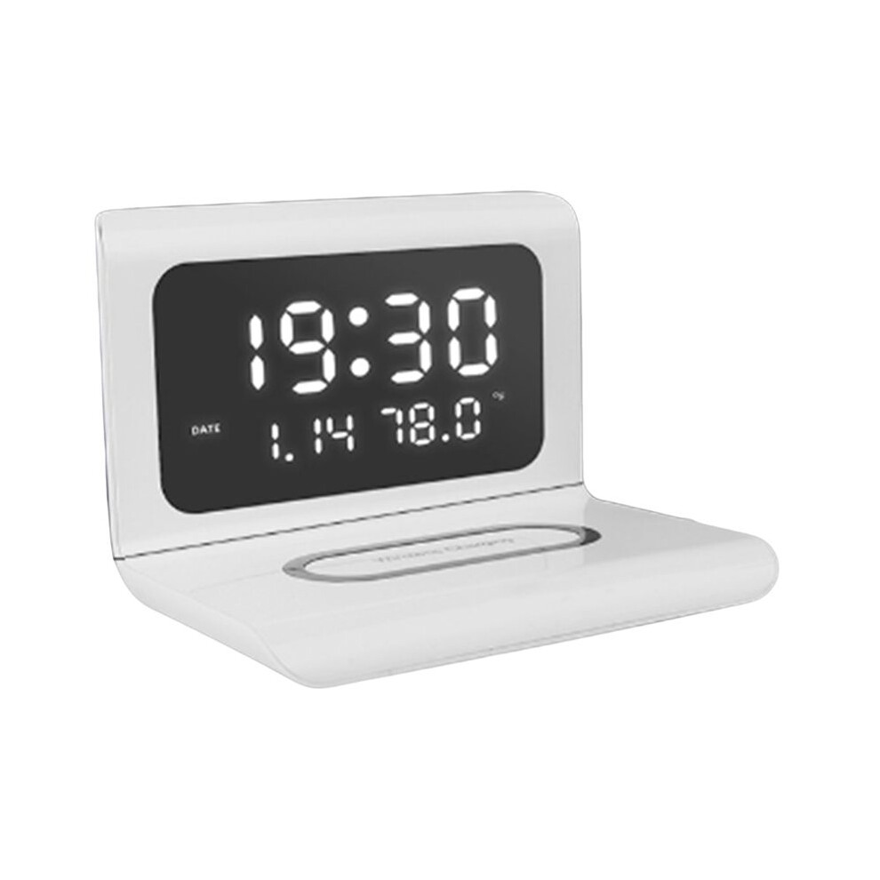 Desktop Alarm Clock Wireless Charger Multi-Function Charger Clock Function 3-In-1 Clock Wireless Charger 6033986704192