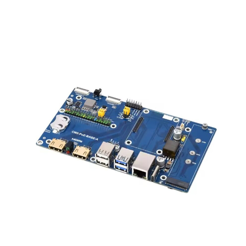 For Raspberry Pi Compute Module 5 Io Board With Poe Feature, For All Variants Of Cm5 Lite/Emmc 4711494780649