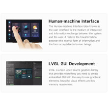 Carte de Développement ESP32-S3 4,3 Pouces, Écran Tactile LVGL, Interface Graphique Utilisateur, 800 X 480, 5 Points, Compatible avec pour IDE