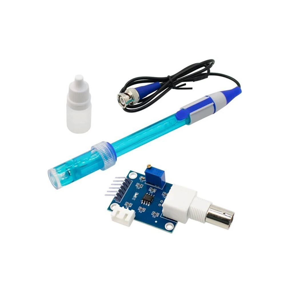 Ph Value Detection Sensor Module Monitoring Control Board Bnc Ph Electrode Probe For 4712048850443