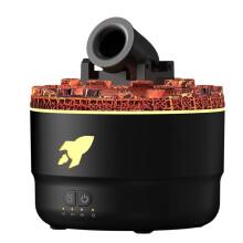 Simulated Cannon Fire Essential Oil Diffuser Aromatherapy Air Humidifier Small Fragrance Aroma Humidifier Black EU Plug