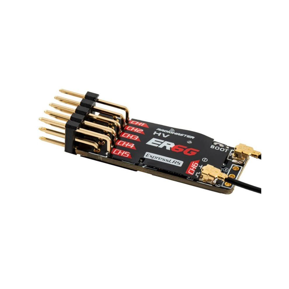 Radiomaster Er6g Er6gv Slim Expresslrs Crsf Pwm Dual Antenna Rc Receiver For Fixed Wing Aircraft Gliders Er6g 6031866440192