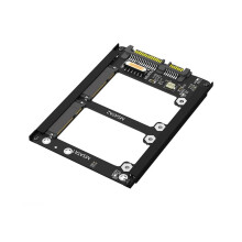 SSD Msata Dual A  III de 2,5 Pulgadas con Soporte de Marco: Conserve el SSD MSATA Como Unidad  de 7 mm y 2,5 Pulgadas
