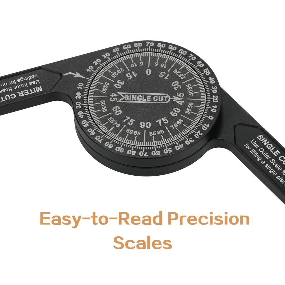 Precision Mitre Saw Protractor 7 Inch