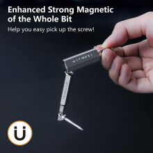 20PC Hex Hex Wrench Drill Bit Set 2.3Inch Long 1/4Inch Diameter Quick Release Shank Magnetic Screwdriver Bit Set