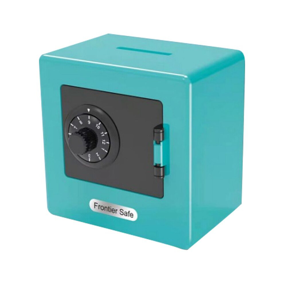 Atm Rotating Password Bank Money Box Cash Coin Saving Boxes Simulation Bank Safe Deposit Toy Children Jewelry, Cyan 4712591339358