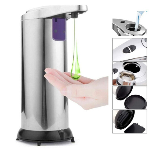 250ML Automatic Soap Dispenser Touchless with Waterproof Base