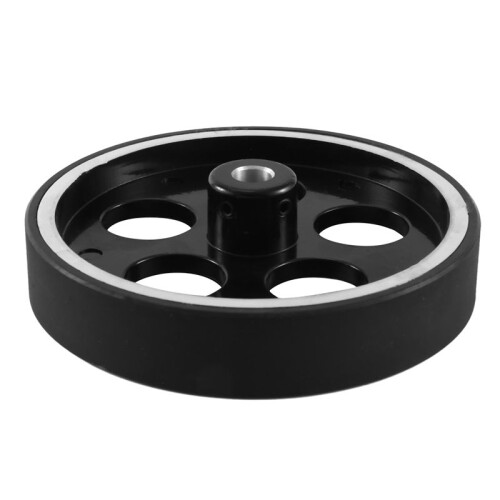 2pcs 300mmX8mmX18mm Industrial Aluminum Rubber Measuring Encoder Meter Wheel for Industrial Encoder Encoder 2