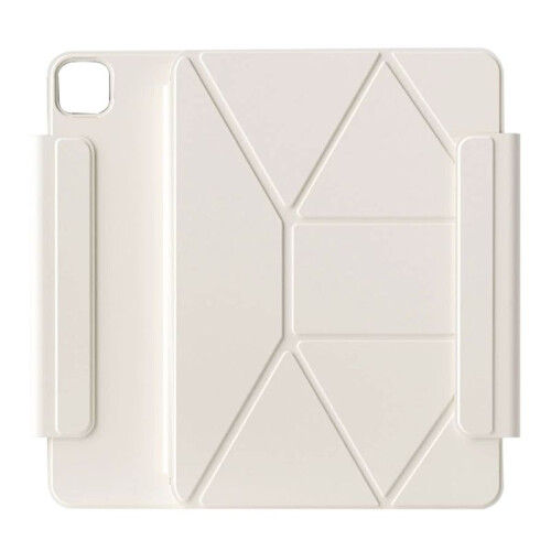 Capa inteligente magnética para  Air 13 M3 M2 Capa com clipe multidobra de 13 polegadas Capa para tablet com atração magnética branca