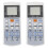2X le Conditionneur de Climatisation TéLéCommande pour  Controller A75C3407 A75C3623 A75C3625 KTSX003 A75C3297 1