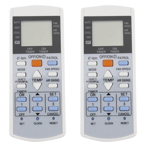 2X le Conditionneur de Climatisation TéLéCommande pour  Controller A75C3407 A75C3623 A75C3625 KTSX003 A75C3297