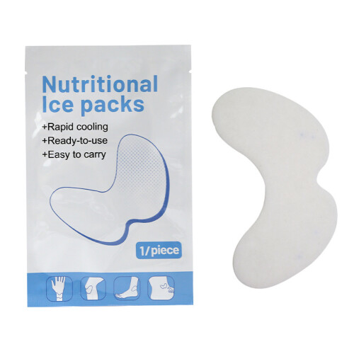 Kühlender Knie-Eisbeutel, 8 Pflaster/Box