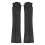 Lange Kompressionshandschuhe mit Halbfinger-Design Black 1