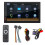 EstéReo de Carro Duplo de 7 Polegadas CarPlay Android Auto Mirror-Link, Reprodutor MultimíDia Com Tela SensíVel Ao Toque  RáDio Câmera USB 1