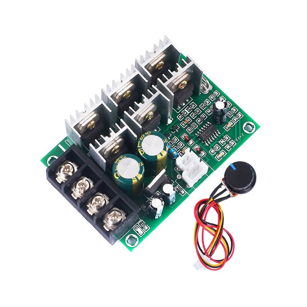 Dc10-50V Pwm Motor Governor Motor Pump Speed Controller 40A High Power Speed Controller 9V 12V 24V 36V 48V Adjustable 4712881154784
