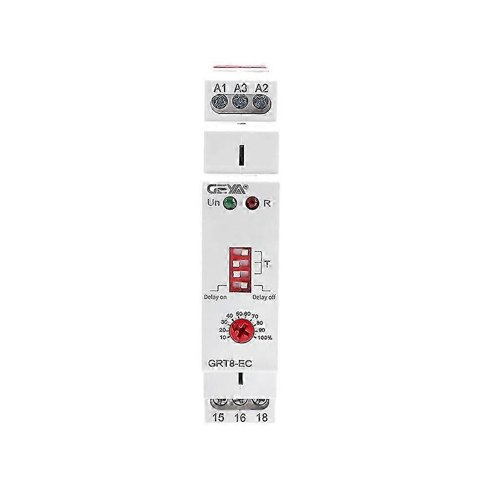 Geya Grt8-Ec 10A Dual Function Timer Relay On Delay Or Off Delay Relay Ac230v Time Relay 3361650164618