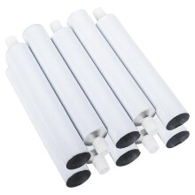 10 Pcs Empty Aluminum Paint Tubes, 60 Ml Paint Tubes for Storing Paint Acrylic, Watercolors, GouachWhite