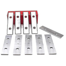 10 Pcs Double-Edged Tungsten Carbide Scraper Replacement Blades - 50X12X1.5MM Heavy Duty for P
