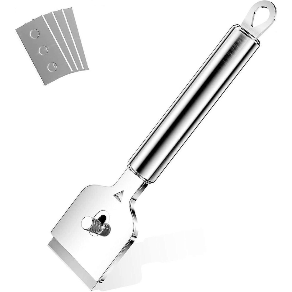 Professional Glass Ceramic Hob Scraper With 14 Metal Replacement Blades, Induction Hob Scraper 3361650165851