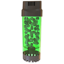 Aquarium Fish Tank Fluidized Moving Bed Filter Bubble Bio Media Filter with Air Stone and Sponge Filter LH-300