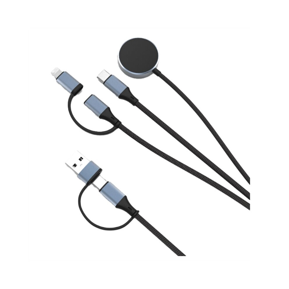 3 In 2 Watch Charger Cable For Watch 100W Usb-C Fast Charging Cable Travel Charging Cords For Multiple Devices 4713301903791