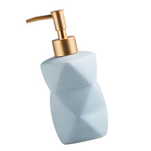 Scandinavian Style Ceramic Press Bottle Not Slip Surfaces-Blue