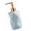 Scandinavian Style Ceramic Press Bottle Not Slip Surfaces-Blue 1