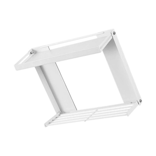 No equipment required Wall Mount Seasoning Shelf stowable-White
