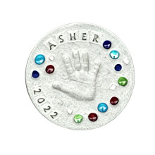 Creative Garden Stepping Stone Set Handmade Gypsum-a hand